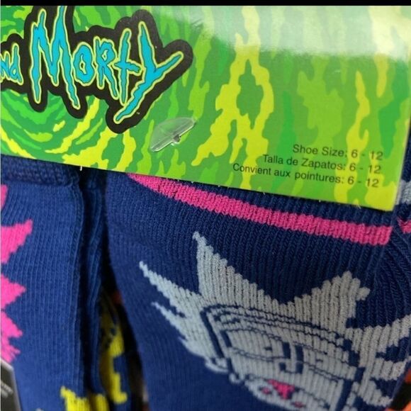 Rick and Morty Novelty Socks and Booties - Picture 5 of 5